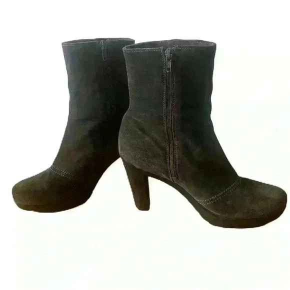 C la CANADIENNE High Heel Women’s Bootie. Brown. Size 10M Handcrafted in Canada. - Picture 11 of 16